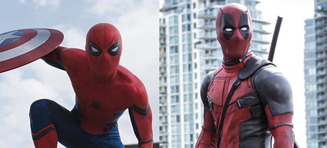 Deadpool e homem-aranha