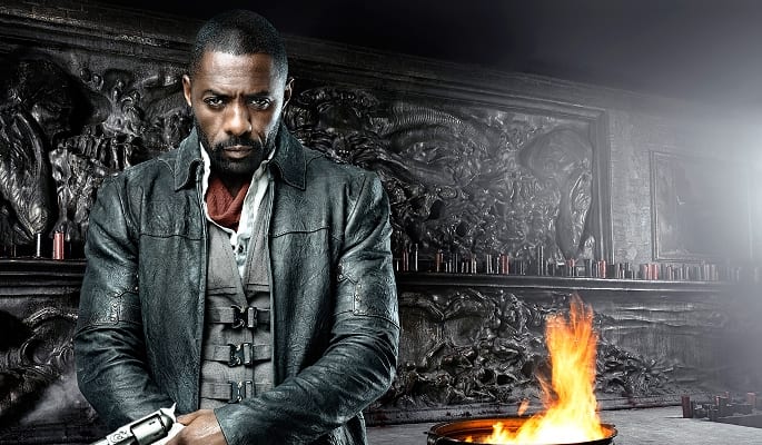 Foto de Idris Elba para o filme A Torre Negra divulgado pela EW