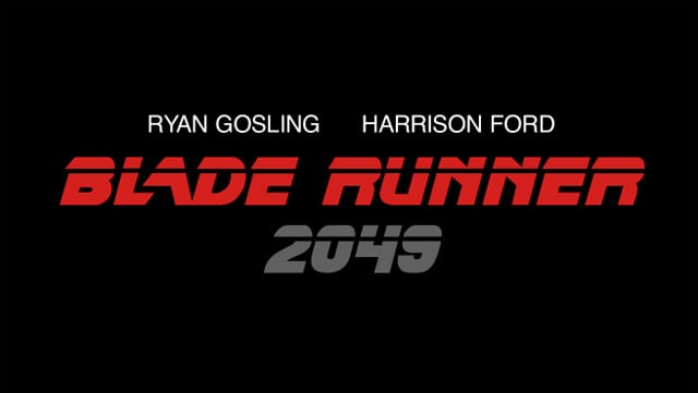 Logo do filme Blade Runner 2049