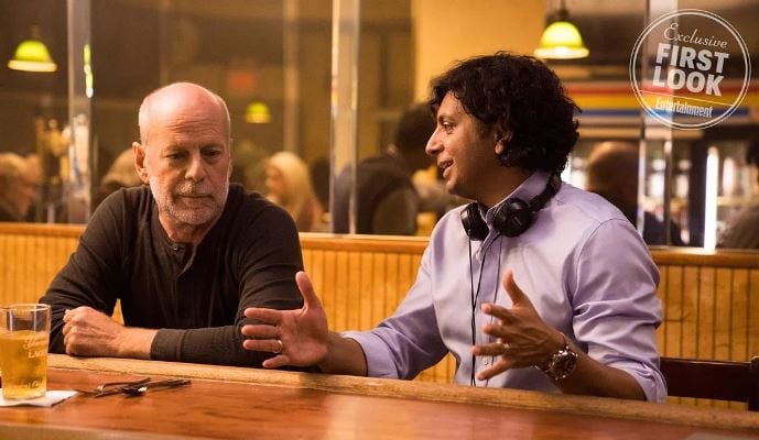 M Night Shyamalan e Bruce Willis