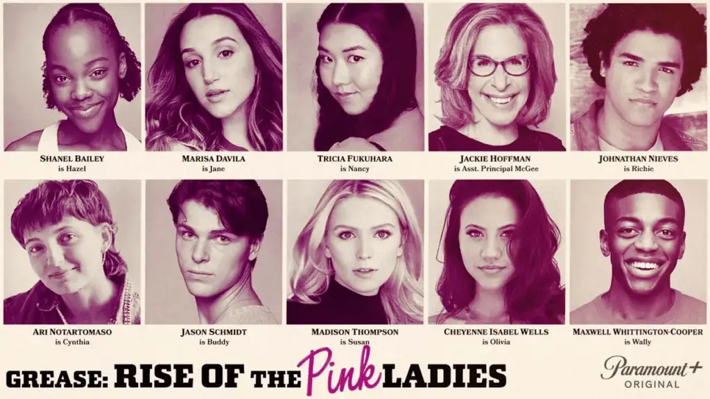 grease rise of the pink ladies cast paramount
