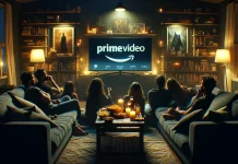 Pessoas assistindo filmes e séries no prime video